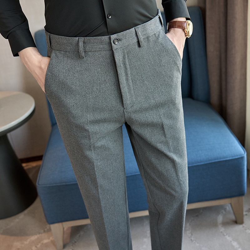 Autumn and winter thickened fabrics, yarn-dyed fabrics, three-section apron with retractable waistband, sizes 28-38