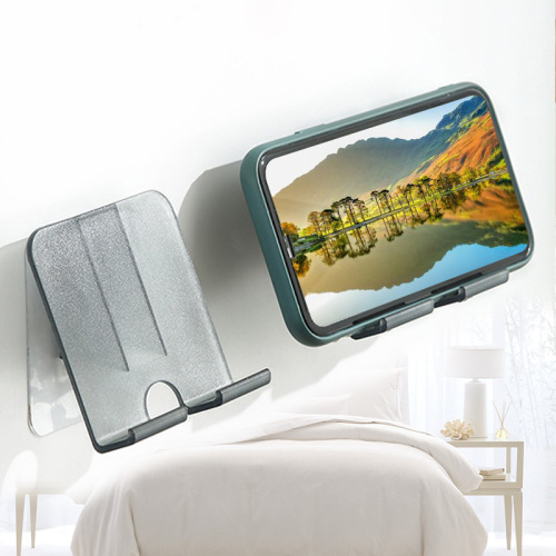 Mobile phone wall bracket fixed charging wall-mounted hole-free kitchen