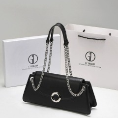 Small square bag niche design light luxury high-end armpit bag 2024 new one-shoulder cross-body commuter women's bag chain bag