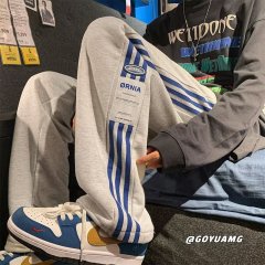 New fashionable and comfortable sports casual pants for autumn and winter plus velvet