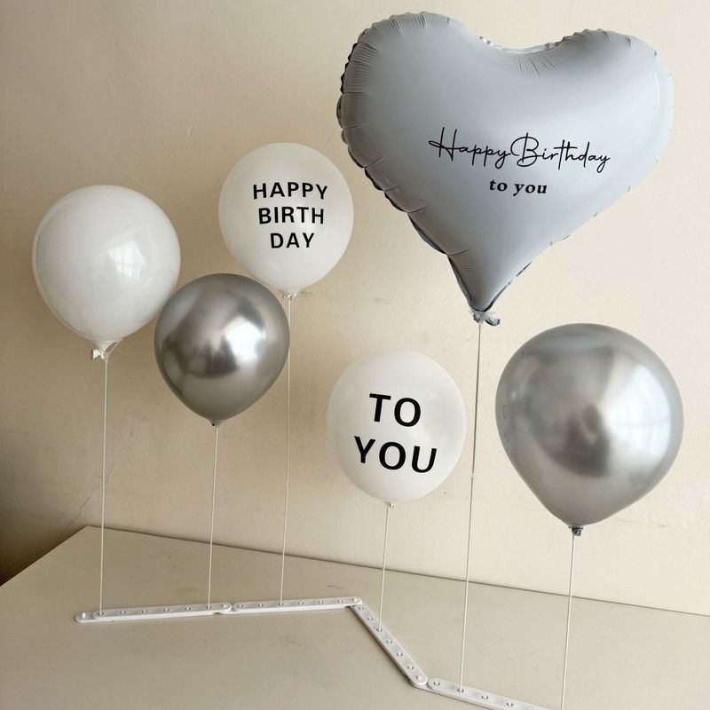 New folding table floating balloon photo props for boys and girls baby children's party first birthday restaurant decoration