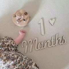 INS forest wood 0-9 years old party wall stickers decoration scene layout full moon photo props