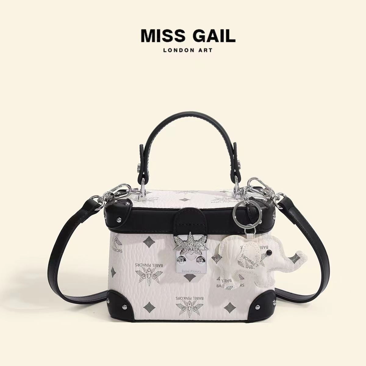 Fashion internet celebrity niche design color matching box bag small capacity handbag trendy portable crossbody bag for women