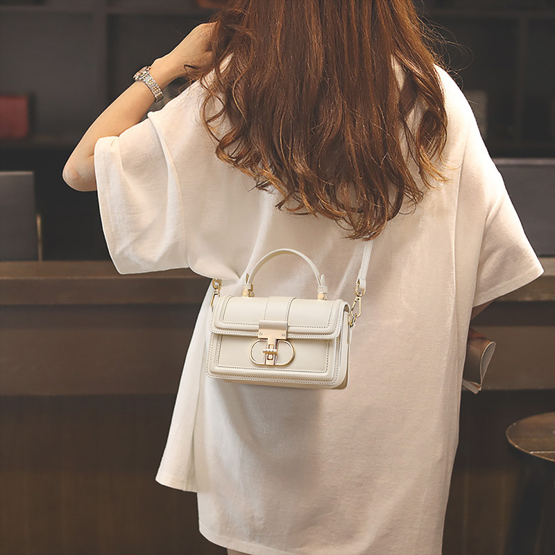 Viney bag women's 2024 new women's bag autumn and winter high-end rhombus handbag bag genuine leather crossbody bag