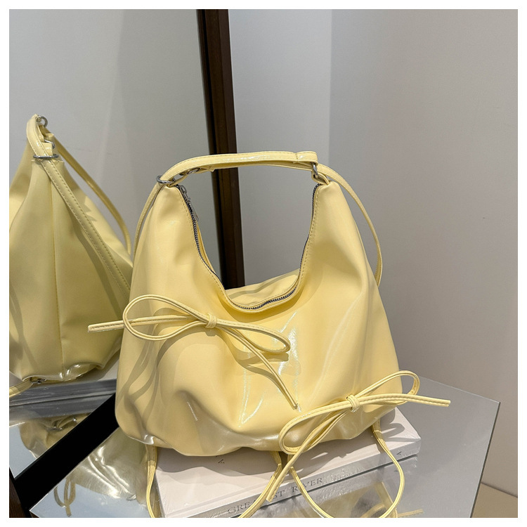 2024 New Bow Knot Backpack Women's Fashion Korean Tote Bag Casual Large Capacity Shoulder Bag