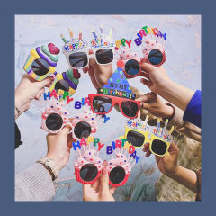 Sunflower Girlfriends Photo Funny Glasses Party Picnic Personalized Internet Celebrity Sunglasses Little Daisy Party Birthday Glasses