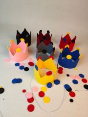 ins baby first birthday hat children's hundred-day crown hat adult birthday party supplies arrangement photo props