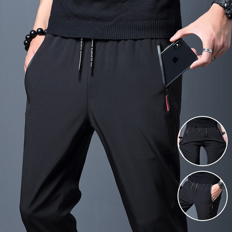Casual sweatpants men's spring and autumn loose trousers casual pants elastic pants