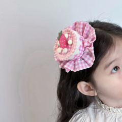 New cute dessert cake ice cream children's hair hoop top clip baby hairpin headband head buckle