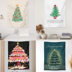 European and American foreign trade Christmas decoration hanging cloth small fresh party festival ins Christmas tree background cloth simple gift