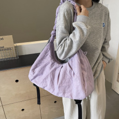 Cross-border 2024 new style shoulder yoga bag nylon large capacity travel bag wholesale multi-functional simple fitness bag