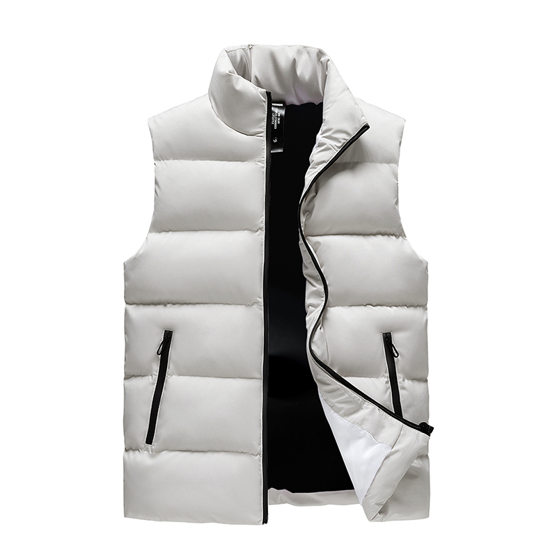 Vest men's autumn and winter cotton coat vest vest down cotton coat autumn and winter coat men's clothing