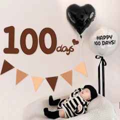 Full moon photo props layout baby dragon baby 100 days scene decoration balloon 100 boys and girls ritual day