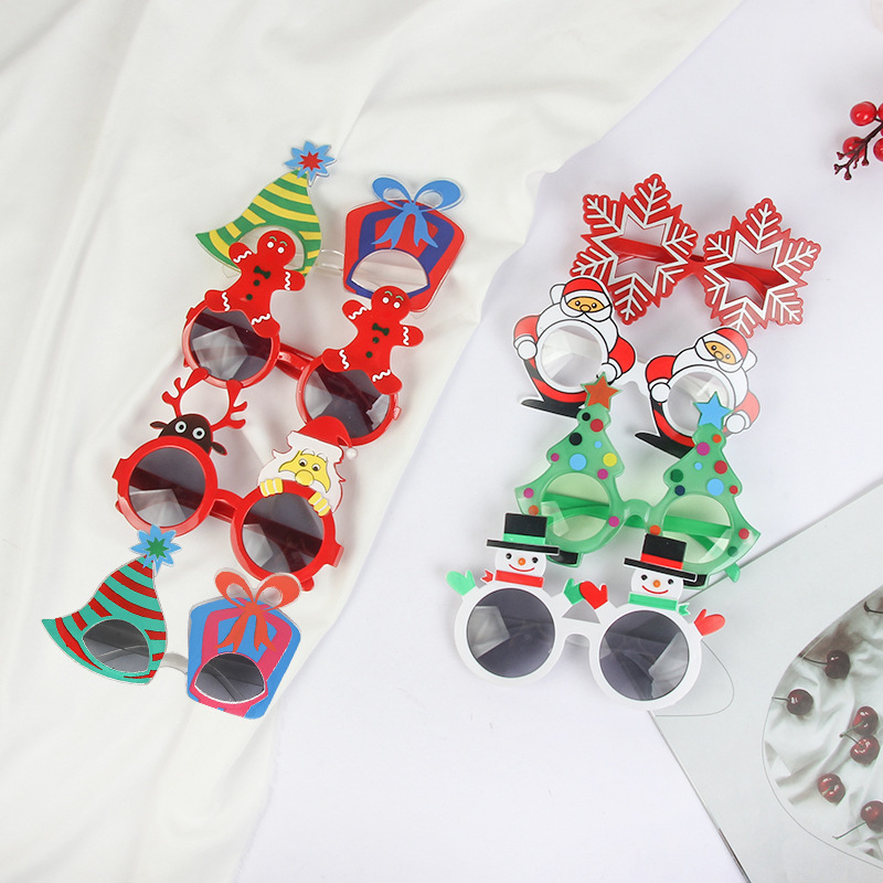 Cross-border new Christmas decorative glasses for adults and children Christmas gifts holiday supplies party creative glasses frames