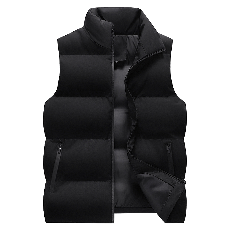 Men's plus size vest, down cotton vest, thickened vest, waistcoat, men's thickened outer vest, vest