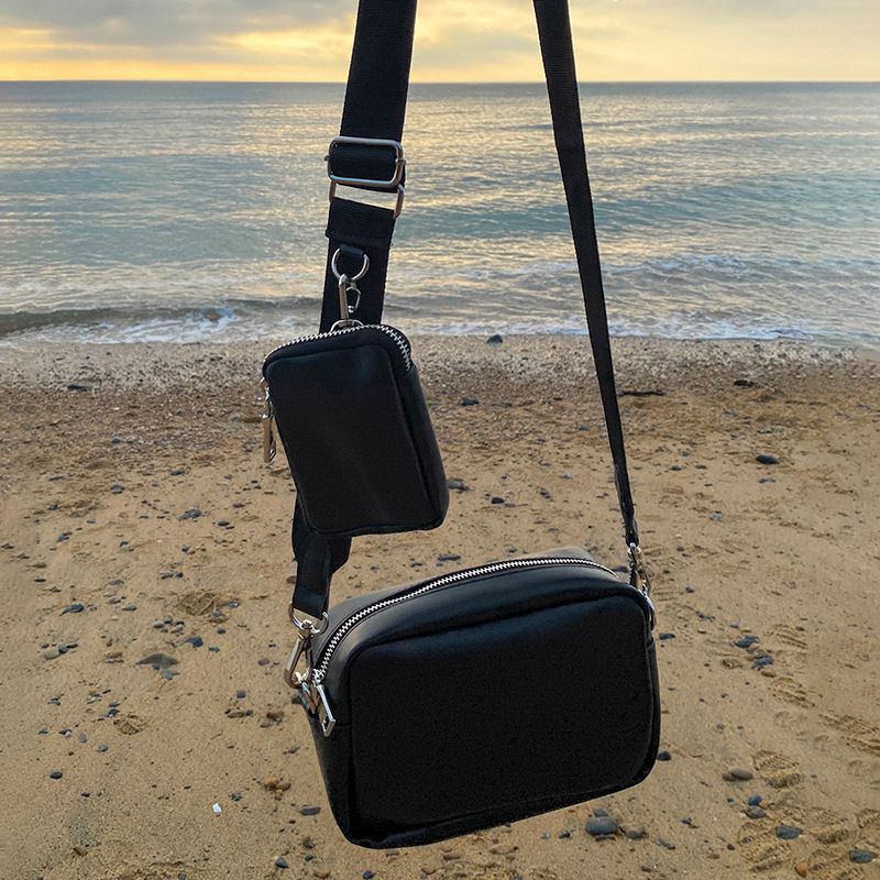Cross-border ins super popular three-in-one bag spring and summer new wideband single shoulder crossbody bag women's small square bag bags
