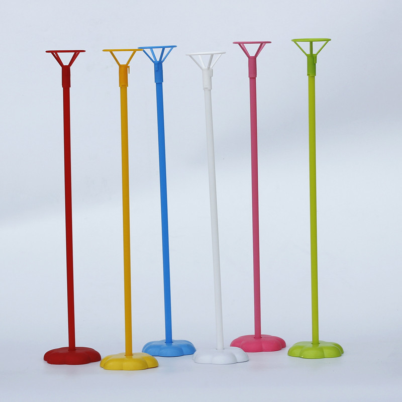 Table floating balloon pole support birthday creative aluminum film ball table floating balloon base desktop small base balloon base