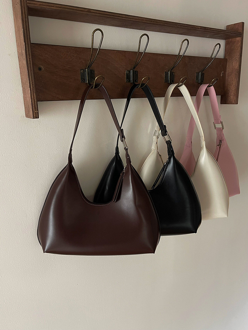 Korean style niche bag women's bag baguette crescent bag women's shoulder bag women's handbag high-end fashion armpit bag