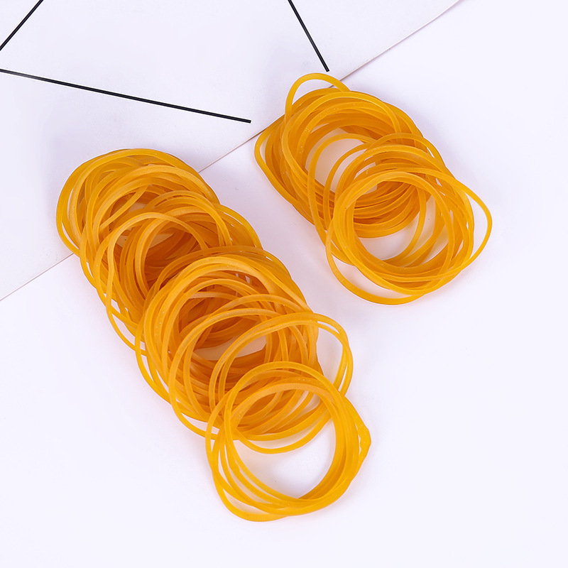 Original oil-free 38 rubber band yellow high temperature resistant rubber band wholesale bundle office high elastic rubber band cowhide band