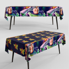 Amazon's new cartoon birthday party supplies disposable tablecloth plain tablecloth picnic party table layout