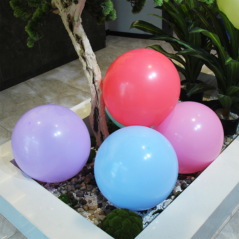 18 inch candy macaron powder latex balloon proposal decoration single color thickened wedding balloon wholesale