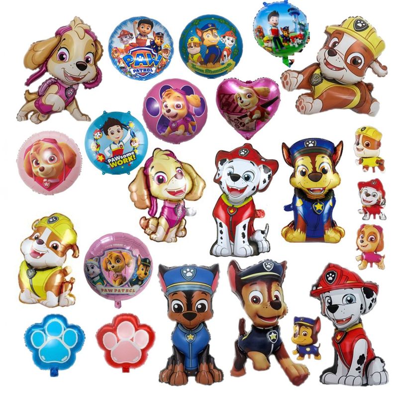 [Genuine Authorization] Paw Patrol Paw Paw Team Birthday Balloon Children's Cartoon Ali Archie Aluminum Film Balloon