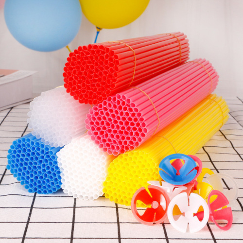 Hardened 40CM balloon support rod bracket balloon accessories cup stick buckle thickened and extended rod support