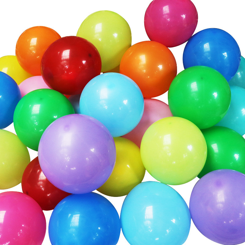 Balloon Wholesale 100 Pack Balloons Wedding Wedding First Birthday Decoration Wedding Room Scene Layout Children's Party