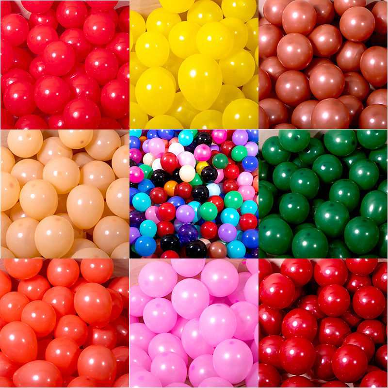 Wholesale 5 inch 10 inch 12 inch matte balloons holiday decoration balloons wedding room decoration store opening balloons