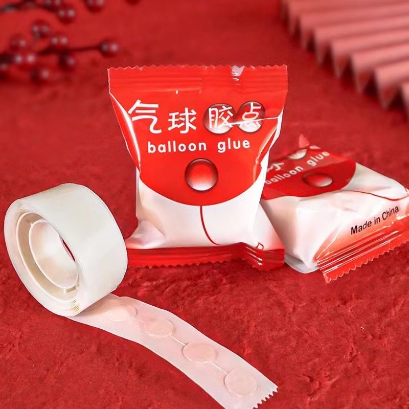 Traceless dot glue dot double-sided adhesive balloon does not hurt the wall glue dot sticker transparent small dot tape does not leave glue dots