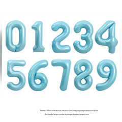 Amazon 40-inch American version large number aluminum film balloon 100cm aluminum foil cross-border balloon