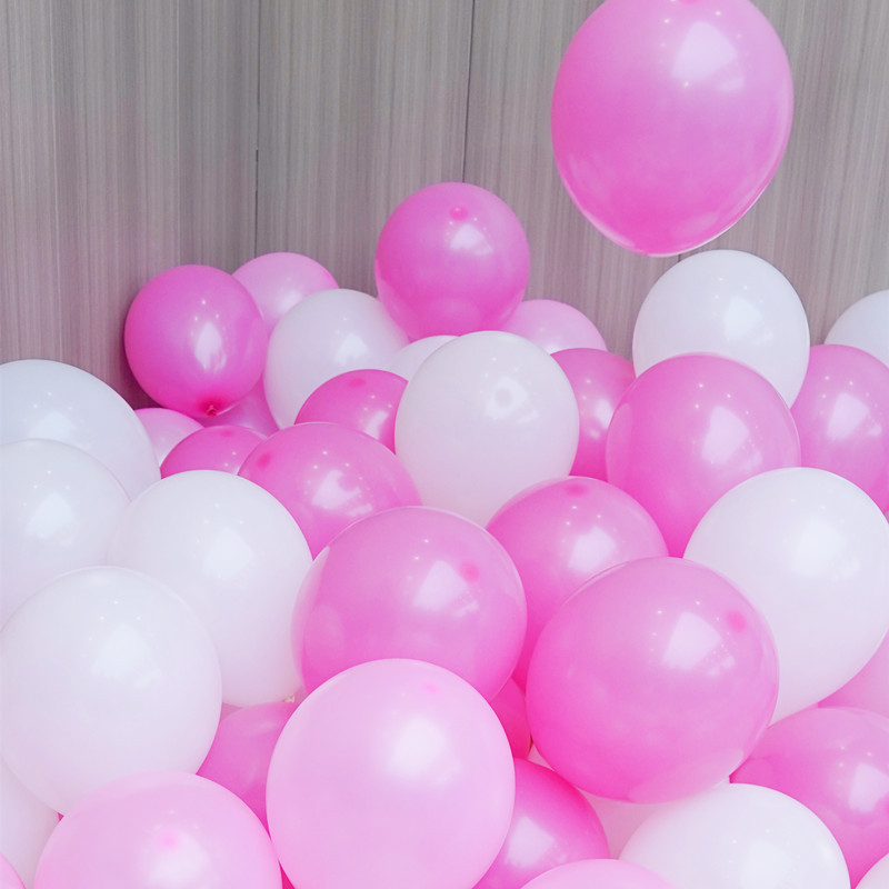 10 inch 2.2g matte balloon wedding room decoration decoration wedding balloons with bright colors 100 pieces/pack