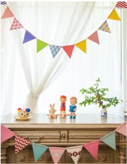 Paper bunting wholesale triangle paper bunting birthday party party decorations