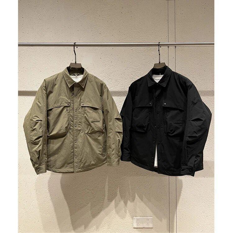 Data Model Network Map Autumn and Winter Second Cotton Large Pocket Workwear Cotton Coat Jacket