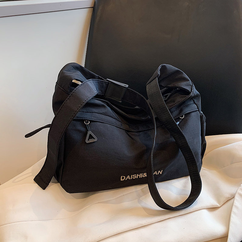Summer small fresh large-capacity bag women's new fashion Oxford cloth crossbody bag popular shoulder tote bag