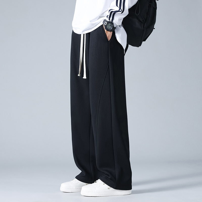 Trendy brand straight pants men's autumn new sports casual pants loose scimitar sweatpants