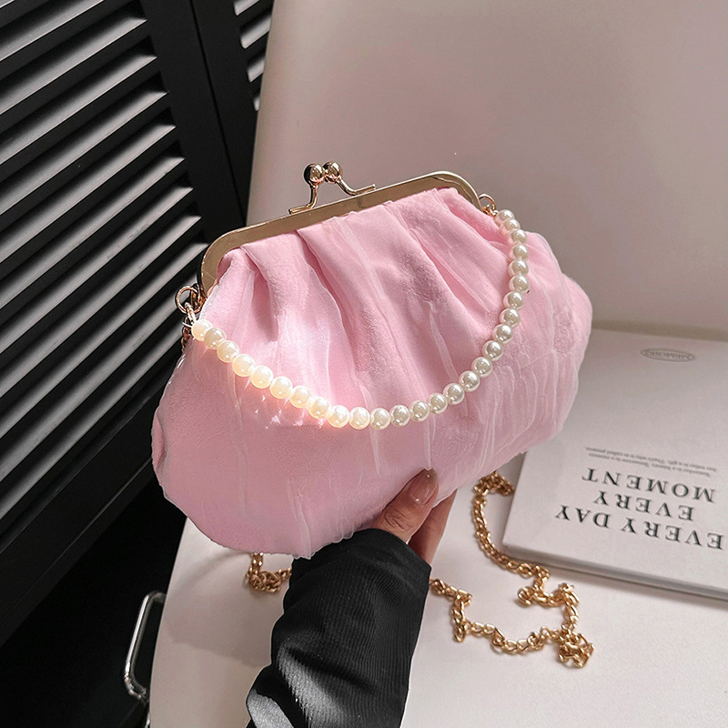 Lace fairy cheongsam bag women's summer handbag niche Chinese mini bag crossbody handbag high-end gold bag