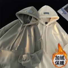 American trendy brand teenagers' popular velvet sweatshirt jacket