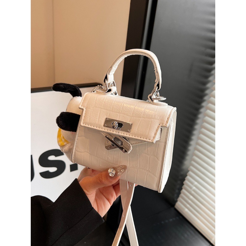 Bags for women 2024 spring and summer new high-end fashion handheld mini simple temperament Kelly bag versatile shoulder bag