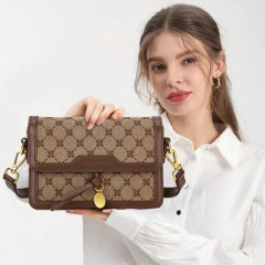 Small square bag for women 2024 new crossbody bag women's bag high-end versatile commuting light luxury shoulder bag wholesale