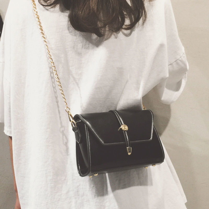 Bags for women, new versatile small square bag, Korean version, high-end, western style, retro niche, simple chain crossbody bag