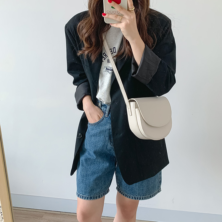 Versatile style women's new saddle bag niche design Korean style fashion crossbody bag trendy women's bags wholesale