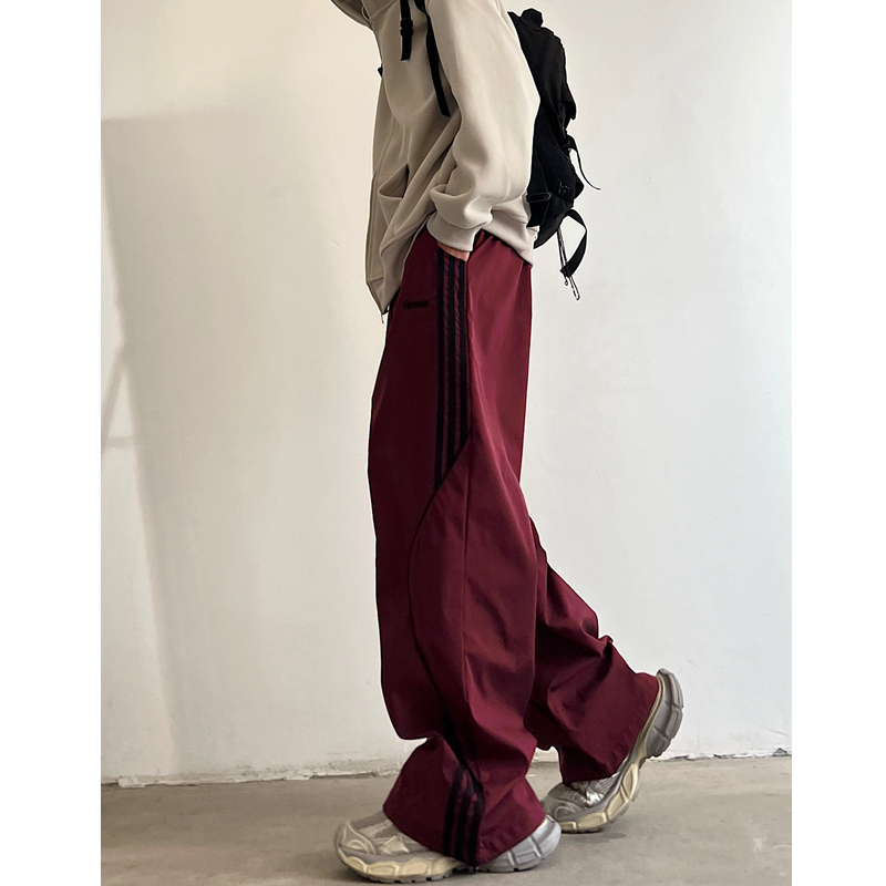 Angora red men's and women's autumn and winter loose casual functional pants