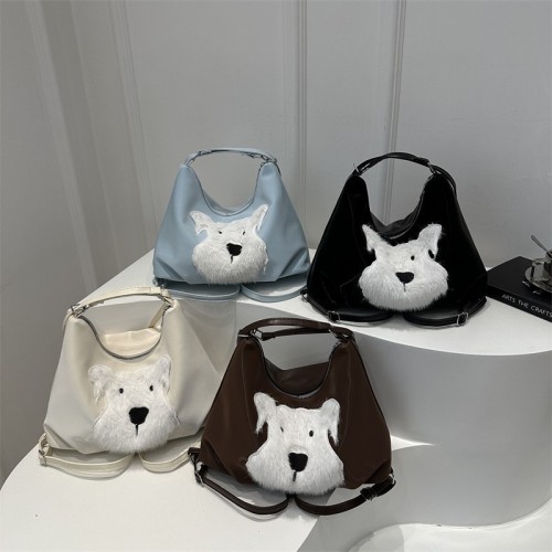 Personalized commuting high-looking women's backpack 2024 new fashion simple high-looking single shoulder underarm tote bag