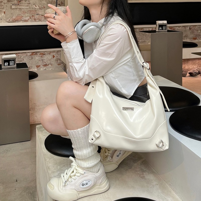 Niche design bag for women 2024 high-end texture tote bag commuting large capacity bag soft leather shoulder crossbody bag for women