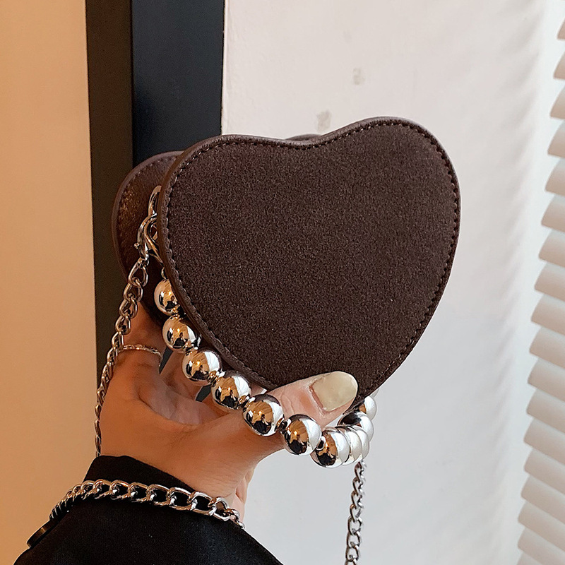 Mini love bag for women 2024 new style small and exquisite handbag fashion high-end peach heart single shoulder crossbody bag