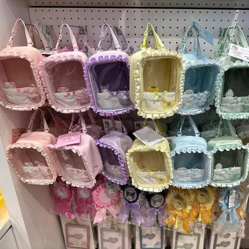 High-looking and versatile portable cosmetic bag 2024 new pain bag portable hanging bag pain layer portable cute cartoon bag