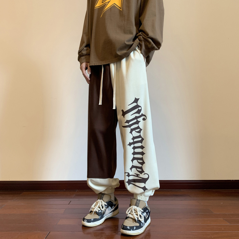 American street high street ins trendy men's sports trousers trendy niche hiphop street pants