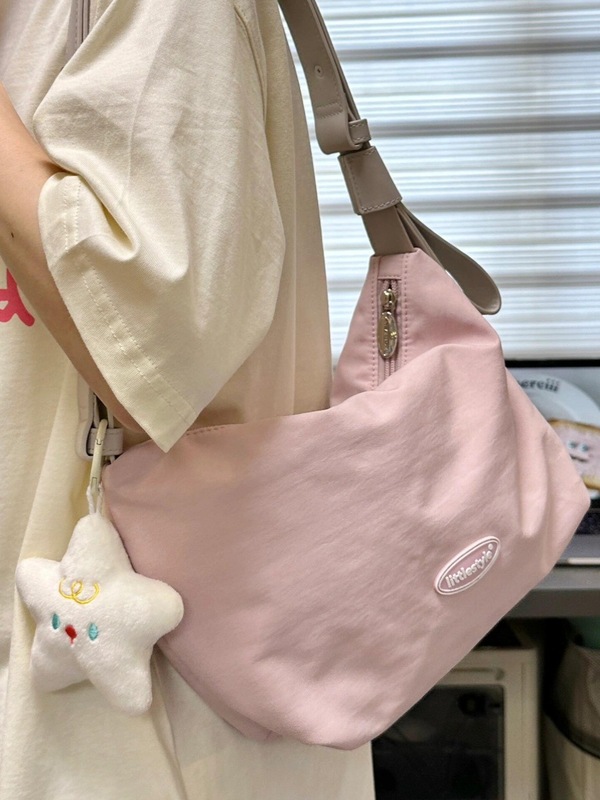 Shoulder bag crossbody bag day casual new style with capacity student commuting canvas tote simple summer 100 large capacity