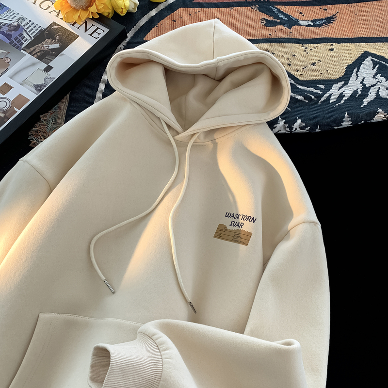 Hooded sweatshirt fleece